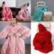 Kék HOT Chunky gyapjú fonal Super Soft Bulky kar Kötés gyapjú Roving horgolás DIY
