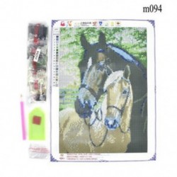 Ló (30 x 30 cm) Hot Full Drill 5D gyémánt festés hímzés kereszt kézműves Stitch Kit lakberendezés