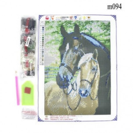Ló (30 x 30 cm) Hot Full Drill 5D gyémánt festés hímzés kereszt kézműves Stitch Kit lakberendezés