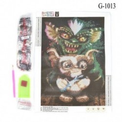 Szörny (30 x 30 cm) DIY teljes fúró 5D gyémánt festés hímzés kereszt kézműves öltés kit Home Decor