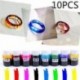 10 palack 10g epoxi UV gyanta festék színezék DIY gyanta pigment vegyes színű kézműves