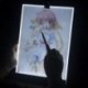 A4-es LED fény grafikus tábla a rajz panel panel fényes stencil nyomkövető pad