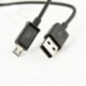 Fekete Új USB adat töltő kábel kábel szinkron töltő Samsung Galaxy Megjegyzés S2 S3 S4