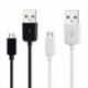 fehér Micro 2.0 USB töltő töltő szinkron adat kábel a Samsung HTC LG Andriod telefonhoz