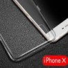 2PCS átlátszó átlátszó kristály puha TPU szilikon gél fedő tok iPhone X-hez