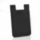 Fekete Puha gumi ragasztó matrica hátlap kártyatartó kártyatartó mobiltelefonhoz