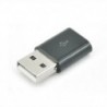 Fekete Micro USB női USB 2.0 csatlakozó adapter mobil telefonhoz 1db