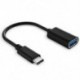 fehér OTG kábeles adapter USB 3.1 C-típusú férfi USB 3.0 A női átalakító kábel