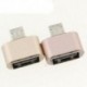 Arany Micro USB 2.0 női USB-hez 3.1 C típusú férfi átalakító USB-C OTG 3. adapter