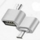 Arany Micro USB 2.0 női USB-hez 3.1 C típusú férfi átalakító USB-C OTG 3. adapter