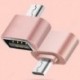 Rózsa arany Micro USB 2.0 női USB-hez 3.1 C típusú férfi átalakító USB-C OTG 3. adapter