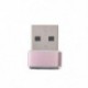 Rózsaszín Hot USB 3.0 (A-típusú) Férfi USB3.1 (C-típusú) női átalakító adapter csatlakozó