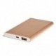Lila DIY Aluminium Power Bank tokszekrény készlet 5000mah külső akkumulátor töltőhöz