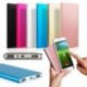Fekete 5000mah alumínium külső USB tápegység akkumulátor töltő doboz mobiltelefon