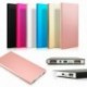 Lila 5000mah alumínium külső USB tápegység akkumulátor töltő doboz mobiltelefon