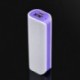 Lila ÚJ 2600mAh USB hordozható külső akkumulátortöltő Power Bank telefonhoz