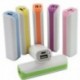 Lila ÚJ 2600mAh USB hordozható külső akkumulátortöltő Power Bank telefonhoz