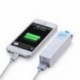 Fekete 5V 5600mAh 2600mAh hordozható hálózati banki biztonsági másolat külső akkumulátor töltő mobiltelefonhoz