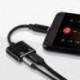 Fekete USB-C-tól 3,5 mm-ig és töltő 2 in1 fejhallgató audio jack töltőkábel adapter