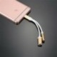 * 2 Arany USB-C-tól 3,5 mm-ig és töltő 2 in1 fejhallgató audio jack töltőkábel adapter