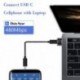 fehér Mini USB 3.0 (A-típusú) Férfi USB3.1 (C-típusú) női átalakító adapter csatlakozó