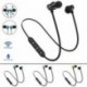 Ezüst Bluetooth 4.2 sztereó fülhallgató fülhallgató mágneses vezeték nélküli fülhallgató fülhallgató