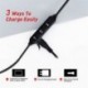* 4 Fekete Vezeték nélküli Bluetooth 4.2 fülhallgató fülhallgató fülhallgató fülhallgató fülhallgató