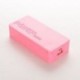 Rózsaszín USB 5600mAh Power Bank 18650 akkumulátor töltő DIY tok mobiltelefonhoz