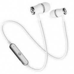 * 2 Ezüst Vezeték nélküli Bluetooth Headset Sport sztereó fejhallgató fülhallgató iPhone Samsung JP-hez