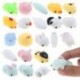 * 24 Soft Mochi Animal Squishy Gyógyító Squeeze Fun Gyerek Játék Ajándék Stressz Relevever Decor