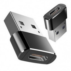 USB 3.0 (A-típusú) Férfi USB3.1-hez (C-típusú) Fekete átalakító adapter csatlakozó fekete