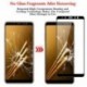 2018 Fekete teljes borítású edzett üveg képernyővédő fólia Samsung Galaxy A8 készülékhez