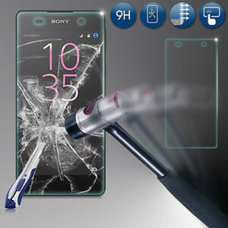 100% valódi 9H prémium edzett üveg képernyővédő fólia Sony Xperia E5 készülékhez