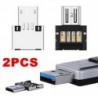 2 X-es USB-USB-hím USB-hez OTG adapter átalakító Android Tablet telefonhoz