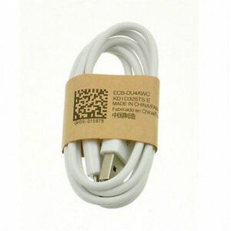 Fehér Micro USB adatkábel kábel szinkron töltő Samsung Galaxy S2 S3 S4 újra