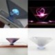 3D hologram piramis kijelző projektor videó univerzális az intelligens mobiltelefonhoz