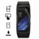 A Samsung Gear Fit2 intelligens karkötő zenekar TPU vakolatvédő filmvédő fólia