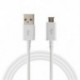 Fekete Samsung S3 S4 HTC LG Andriod Telefon 1M Micro USB adatszinkron töltő kábel kábel