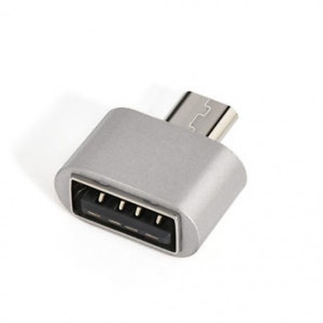 Ezüst Micro USB 2.0 női USB-hez 3.1 C típusú férfi átalakító USB-C OTG adapter Új