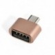 Rózsa arany Micro USB 2.0 női USB-hez 3.1 C típusú férfi átalakító USB-C OTG adapter Új