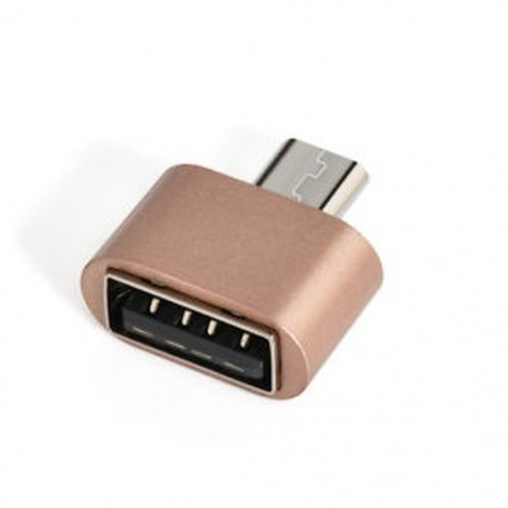 Rózsa arany Micro USB 2.0 női USB-hez 3.1 C típusú férfi átalakító USB-C OTG adapter Új