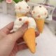 Soft White Cone Squishy szuper lassú emelkedő illatos fagylalt játék kenyér gyerek ajándék
