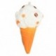 Soft White Cone Squishy szuper lassú emelkedő illatos fagylalt játék kenyér gyerek ajándék
