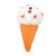 Soft White Cone Squishy szuper lassú emelkedő illatos fagylalt játék kenyér gyerek ajándék
