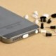 10 készlet porvédő sapka fülhallgató dugó dugó Apple iPhone 5S 5C iPhone 6S Plus készülékhez