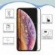 Az IPhone XS Max Apple iPhone XS Max XR 9H Full Cover edzett üveg képernyővédő fólia