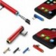 Fekete 1 db C-típusú 3,5 mm-es jack fülhallgató kábel USB C fejhallgató Audio 90 ° -os adapter
