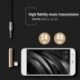 Fekete 1 db C-típusú 3,5 mm-es jack fülhallgató kábel USB C fejhallgató Audio 90 ° -os adapter