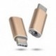 Metal-Gold C-típusú 3,5 mm-es jack fülhallgató USB C fejhallgató audió adapter 3 színek