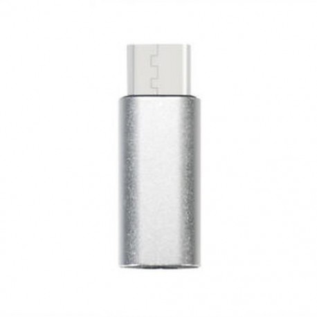 Metal-Ezüst C-típusú 3,5 mm-es jack fülhallgató USB C fejhallgató audioadapter Új
